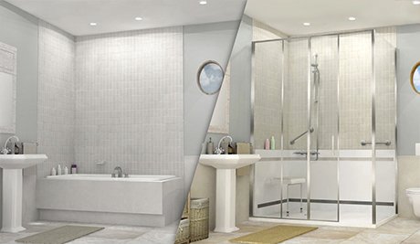 douche sécurisée avant-après douche sécurisée avant-après